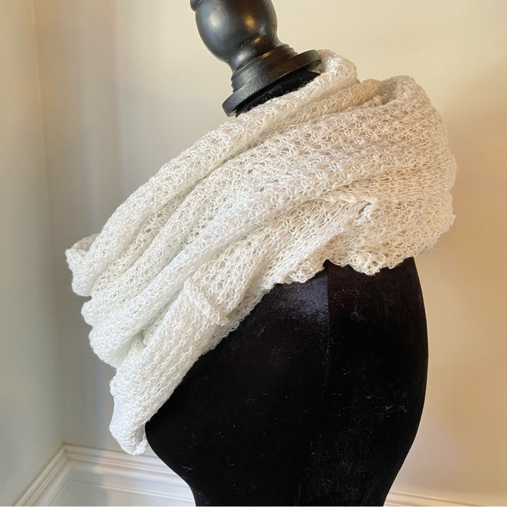 Large Knit Infinity Scarf - Picture 2 of 6